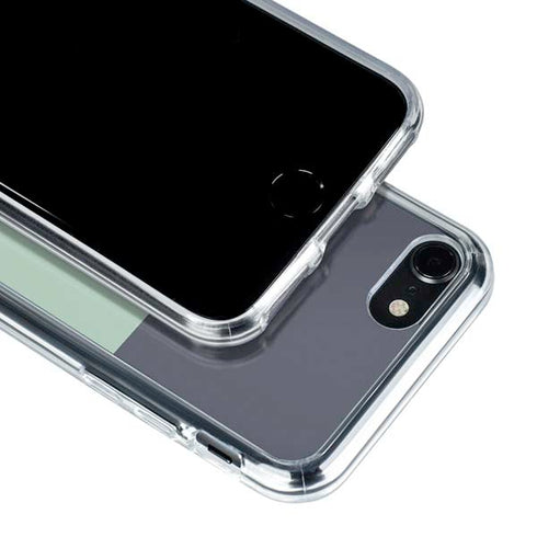 Striped Spring Colors iPhone SE (2nd & 3rd Gen) Clear Case