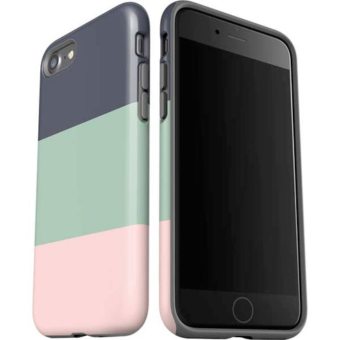 Striped Spring Colors iPhone SE (2nd & 3rd Gen) Pro Case