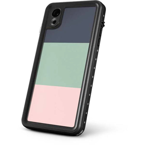 Striped Spring Colors iPhone XR Waterproof Case