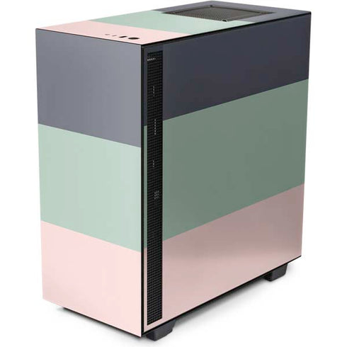 Striped Spring Colors NZXT H510 Compact ATX Mid-Tower Case Skin
