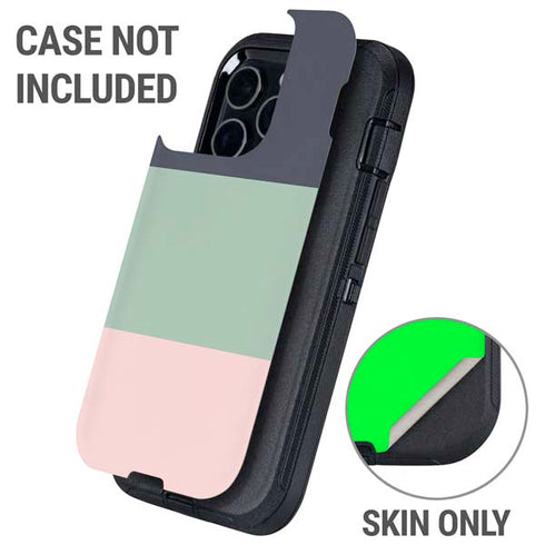 Striped Spring Colors Otterbox Defender iPhone Skin