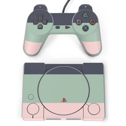 Striped Spring Colors PlayStation Classic Bundle Skin