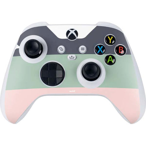 Striped Spring Colors Xbox Series S Controller Skin