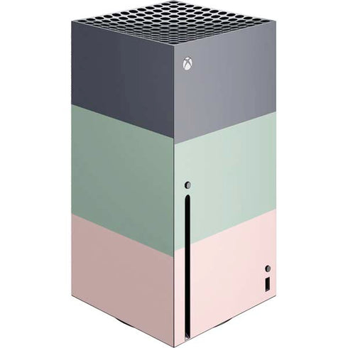 Striped Spring Colors Xbox Series X Console Skin