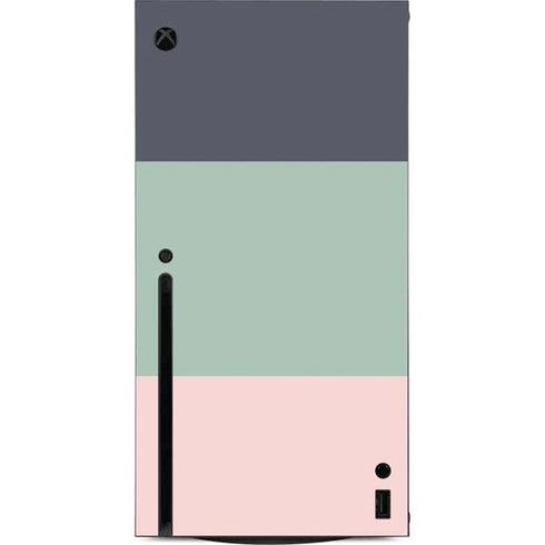 Striped Spring Colors Xbox Series X Console Skin