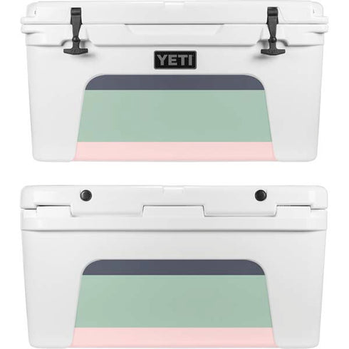 Striped Spring Colors YETI Tundra 65 Hard Cooler Skin