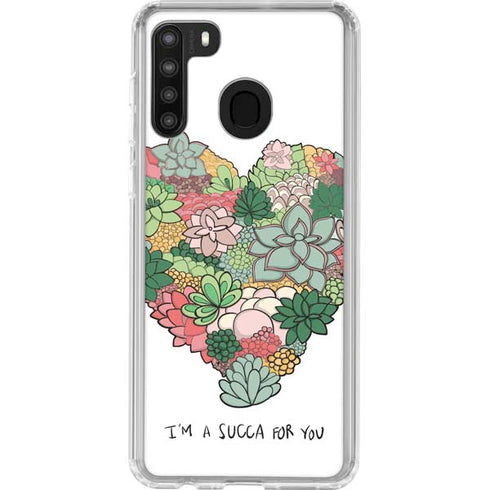 Succa For You Galaxy A21 Clear Case
