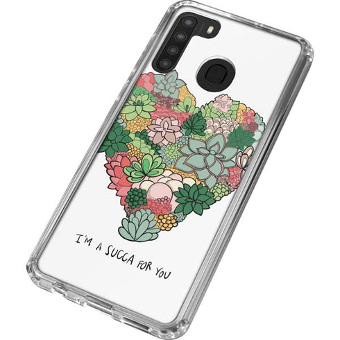 Succa For You Galaxy A21 Clear Case