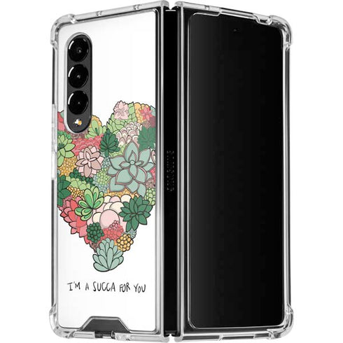 Succa For You Galaxy Z Fold4 5G Clear Case