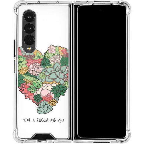 Succa For You Galaxy Z Fold4 5G Clear Case