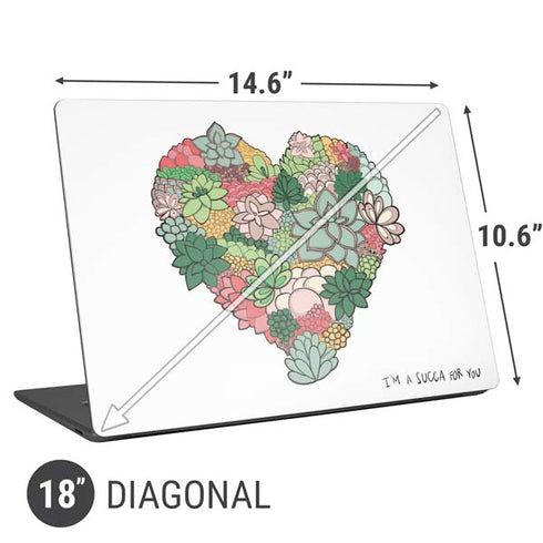 Succa For You Universal Laptop 18in (14.6 x 10.6in) Skin