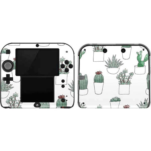 Succulent Pattern Nintendo 2DS Skin