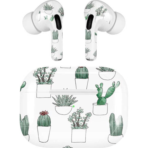 Succulent Pattern AirPods Pro 2nd Gen Skin