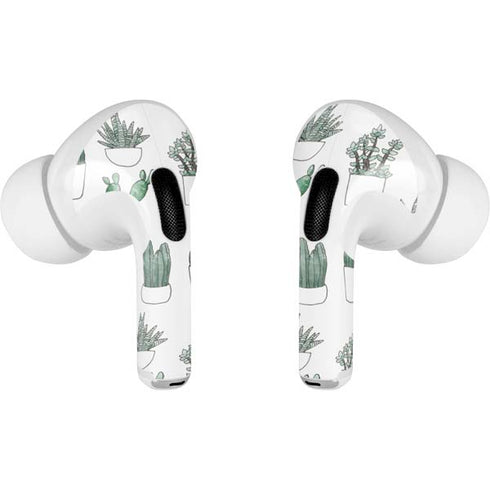 Succulent Pattern AirPods Pro 2nd Gen Skin