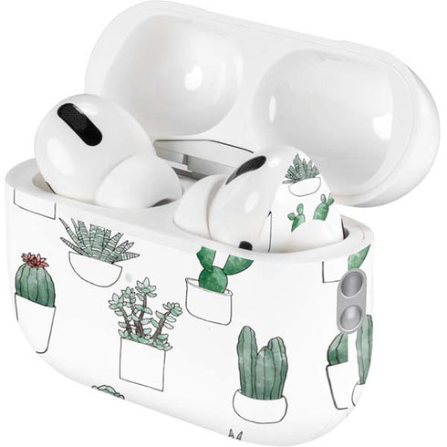 Succulent Pattern AirPods Pro 2nd Gen Skin