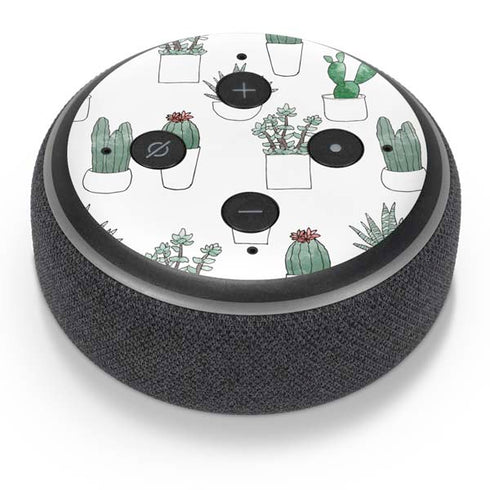 Succulent Pattern Amazon Echo Dot Skin