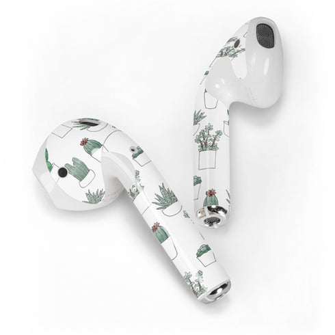 Succulent Pattern Apple AirPods 2 Skin