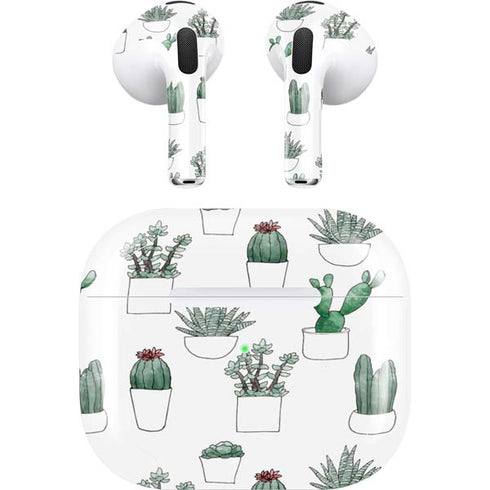 Succulent Pattern Apple AirPods (3rd Gen 2021) Skin