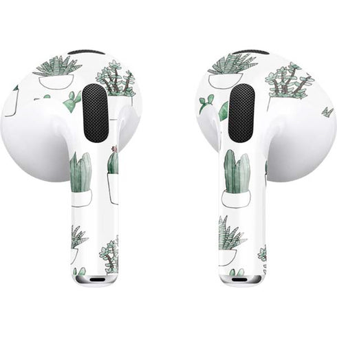 Succulent Pattern Apple AirPods (3rd Gen 2021) Skin