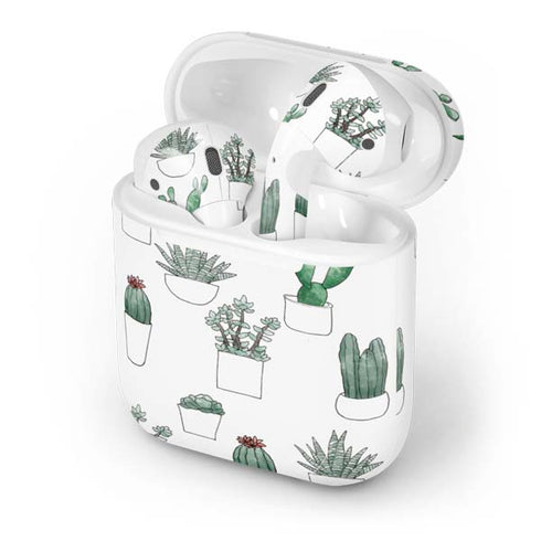 Succulent Pattern Apple AirPods Skin