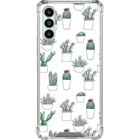 Succulent Pattern Galaxy A13 5G Clear Case
