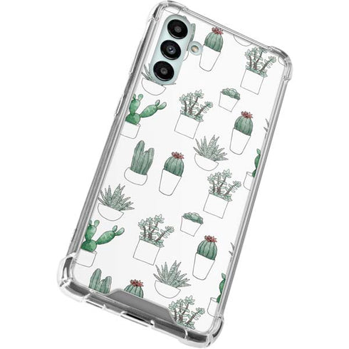 Succulent Pattern Galaxy A13 5G Clear Case