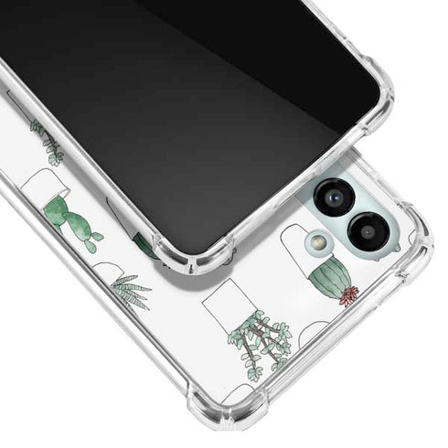 Succulent Pattern Galaxy A13 5G Clear Case