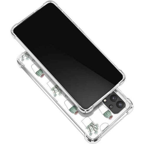 Succulent Pattern Galaxy A32 5G Clear Case