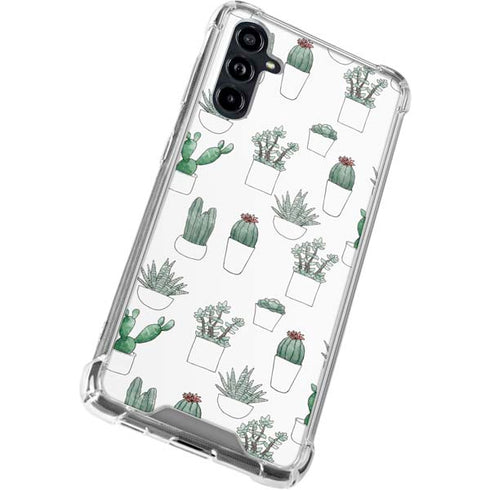 Succulent Pattern Galaxy A54 5G Clear Case