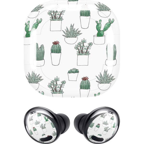 Succulent Pattern Galaxy Buds Pro Skin