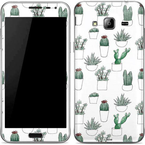 Succulent Pattern Galaxy J3 Skin
