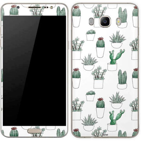 Succulent Pattern Galaxy J7 Skin