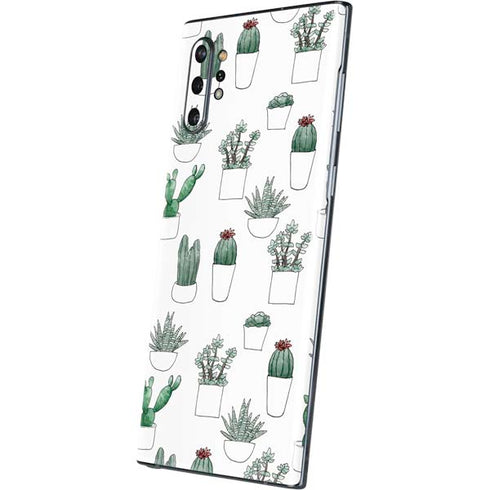 Succulent Pattern Galaxy Note 10 Plus Skin