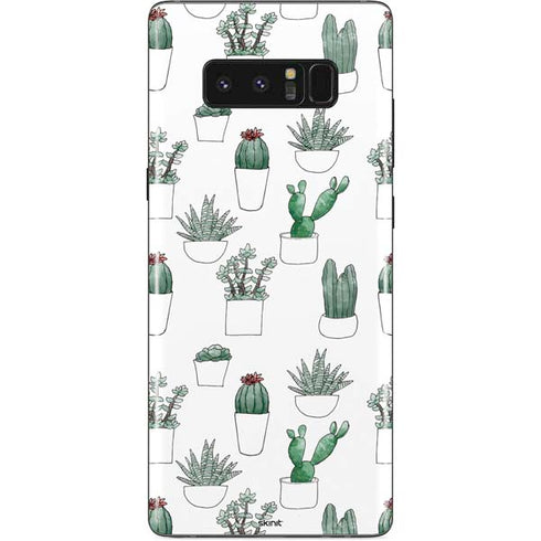 Succulent Pattern Galaxy Note 8 Skin