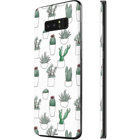 Succulent Pattern Galaxy Note 8 Skin