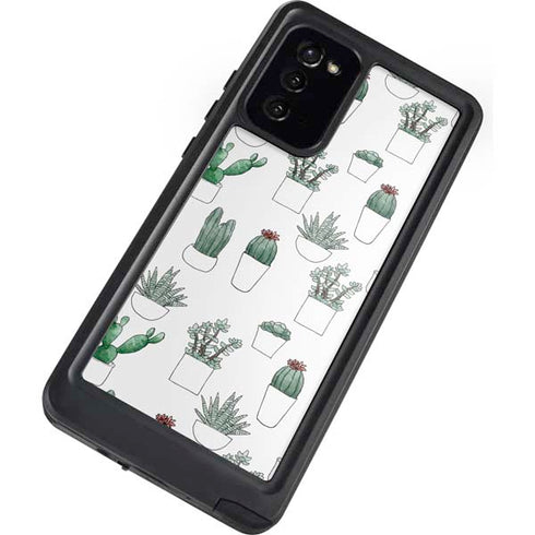 Succulent Pattern Galaxy Note20 5G Waterproof Case