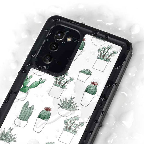 Succulent Pattern Galaxy Note20 5G Waterproof Case
