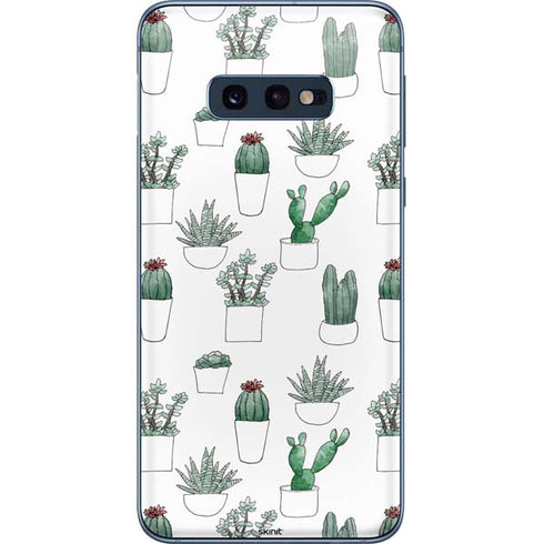 Succulent Pattern Galaxy S10e Skin