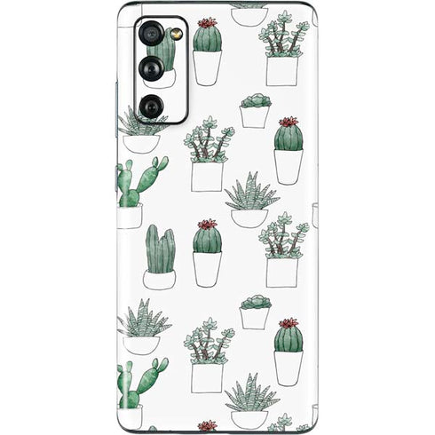 Succulent Pattern Galaxy S20 Fan Edition Skin