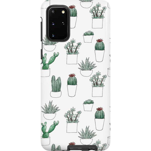 Succulent Pattern Galaxy S20 Plus Pro Case