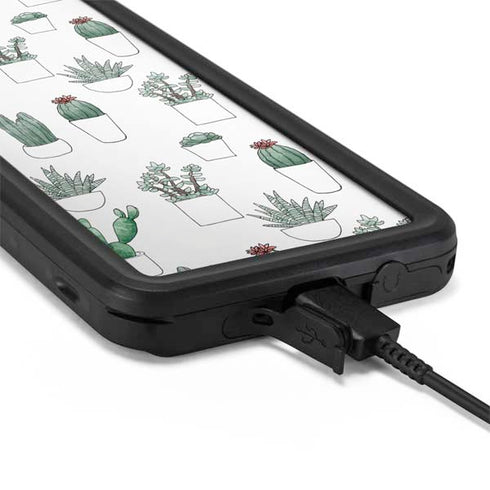 Succulent Pattern Galaxy S20 Plus Waterproof Case