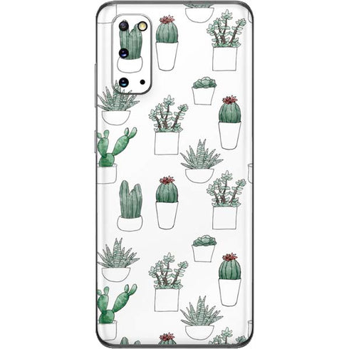 Succulent Pattern Galaxy S20 Skin