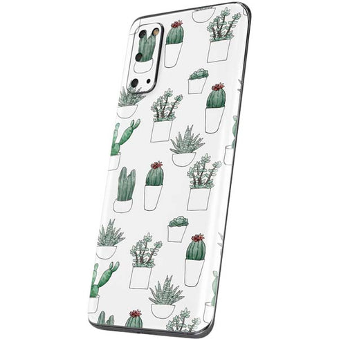 Succulent Pattern Galaxy S20 Skin