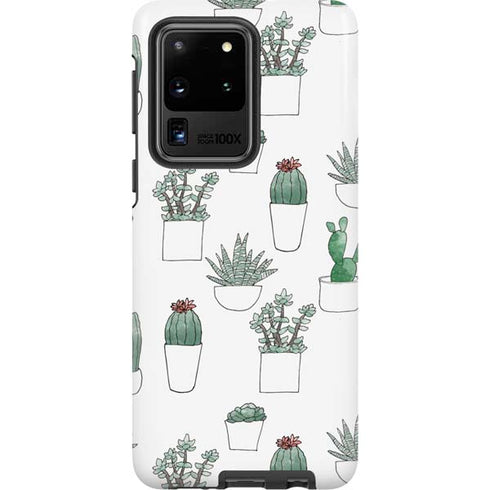 Succulent Pattern Galaxy S20 Ultra 5G Pro Case