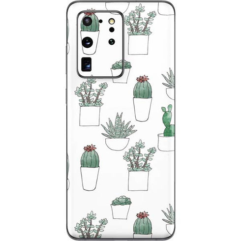 Succulent Pattern Galaxy S20 Ultra 5G Skin