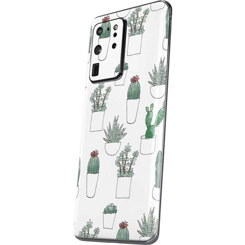 Succulent Pattern Galaxy S20 Ultra 5G Skin