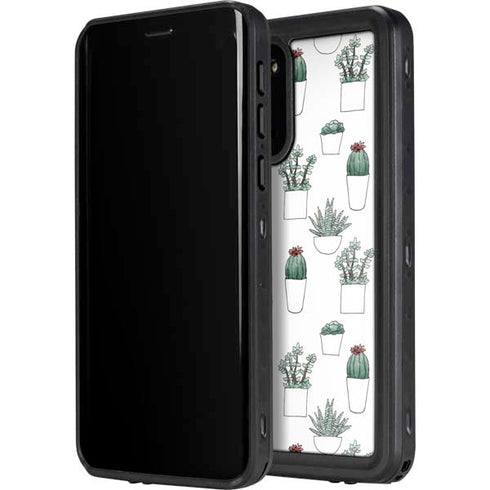 Succulent Pattern Galaxy S20 Waterproof Case