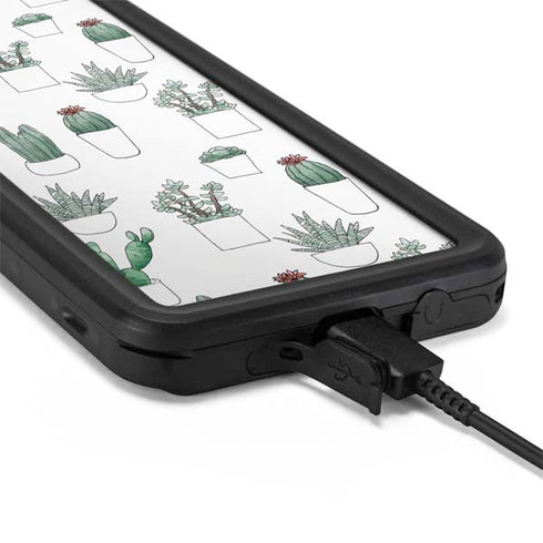 Succulent Pattern Galaxy S20 Waterproof Case