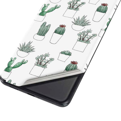 Succulent Pattern Galaxy S21 5G Skin