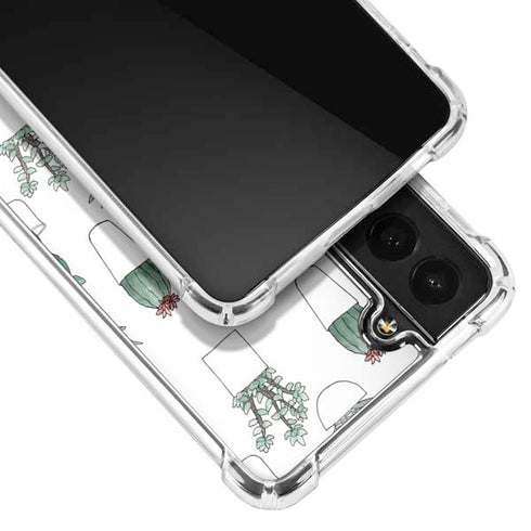 Succulent Pattern Galaxy S21 FE Clear Case